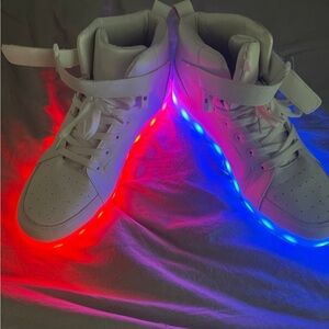 White LED Light-Up Sneakers